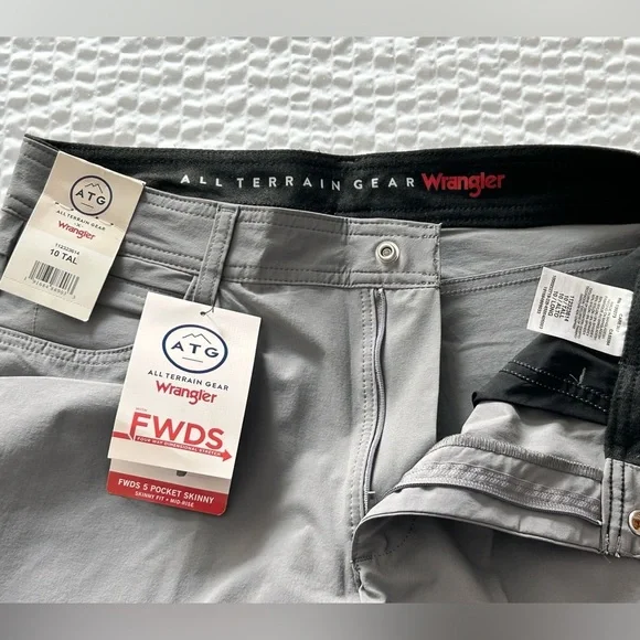 Women’s Wrangler All Terrain Gear Water resistant skinny mid rise pants 10 Tall - Picture 8 of 12